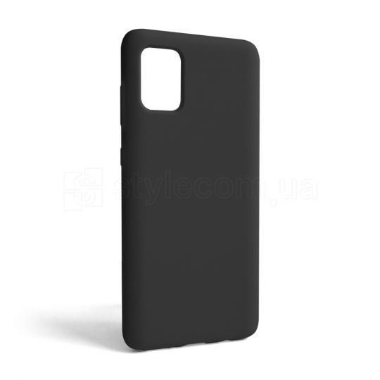 Чехол Full Silicone Case для Samsung Galaxy A31/A315 (2020) black (18) (без логотипа)