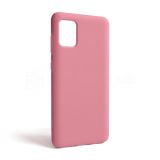 Чохол Full Silicone Case для Samsung Galaxy A31/A315 (2020) light pink (12) (без логотипу)