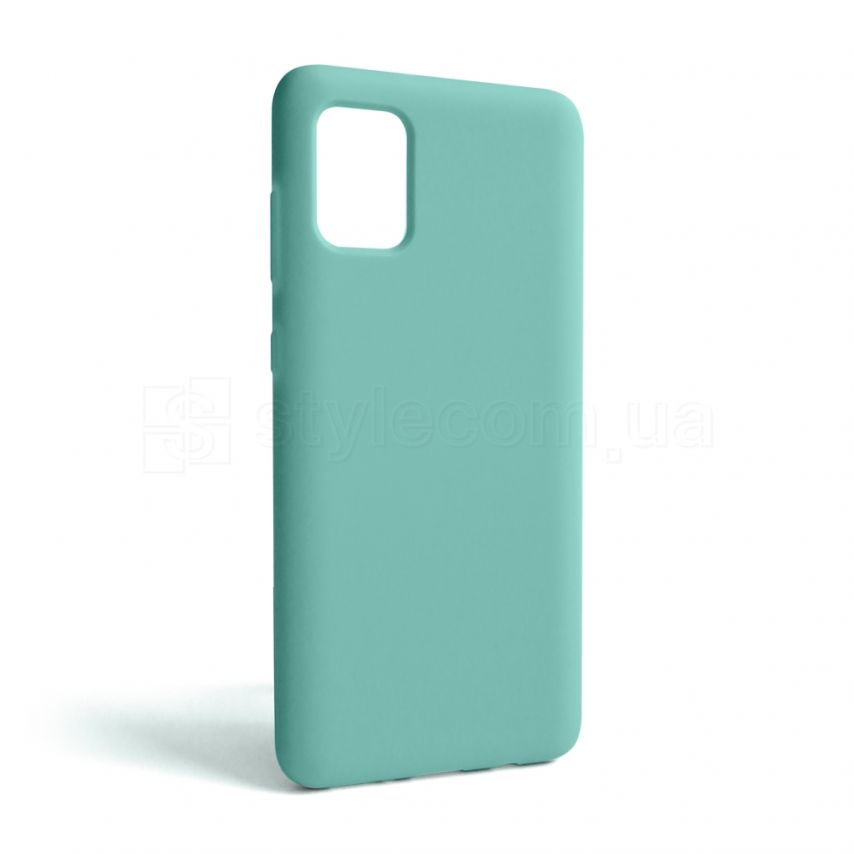 Чохол Full Silicone Case для Samsung Galaxy A31/A315 (2020) turquoise (17) (без логотипу)