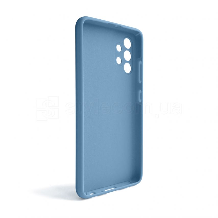 Чехол Full Silicone Case для Samsung Galaxy A32 4G/A325 (2021) light blue (05) (без логотипа)