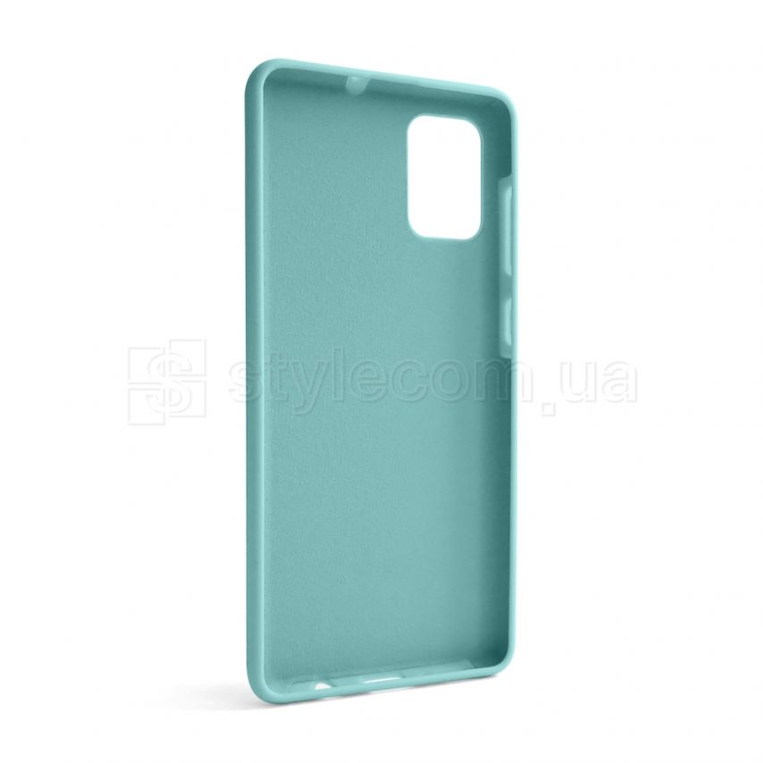 Чехол Full Silicone Case для Samsung Galaxy A71/A715 (2020) turquoise (17) (без логотипа)