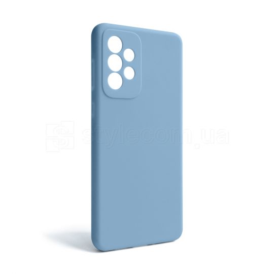 Чехол Full Silicone Case для Samsung Galaxy A73 5G/A736 (2022) light blue (05) (без логотипа)