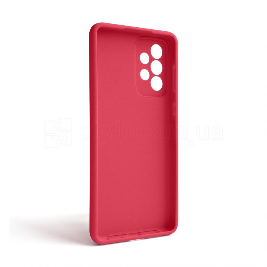 Чехол Full Silicone Case для Samsung Galaxy A73 5G/A736 (2022) rose red (42) (без логотипа)