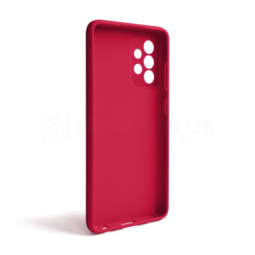 Чехол Full Silicone Case для Samsung Galaxy A52 4G/A525 (2021) rose red (42) (без логотипа)