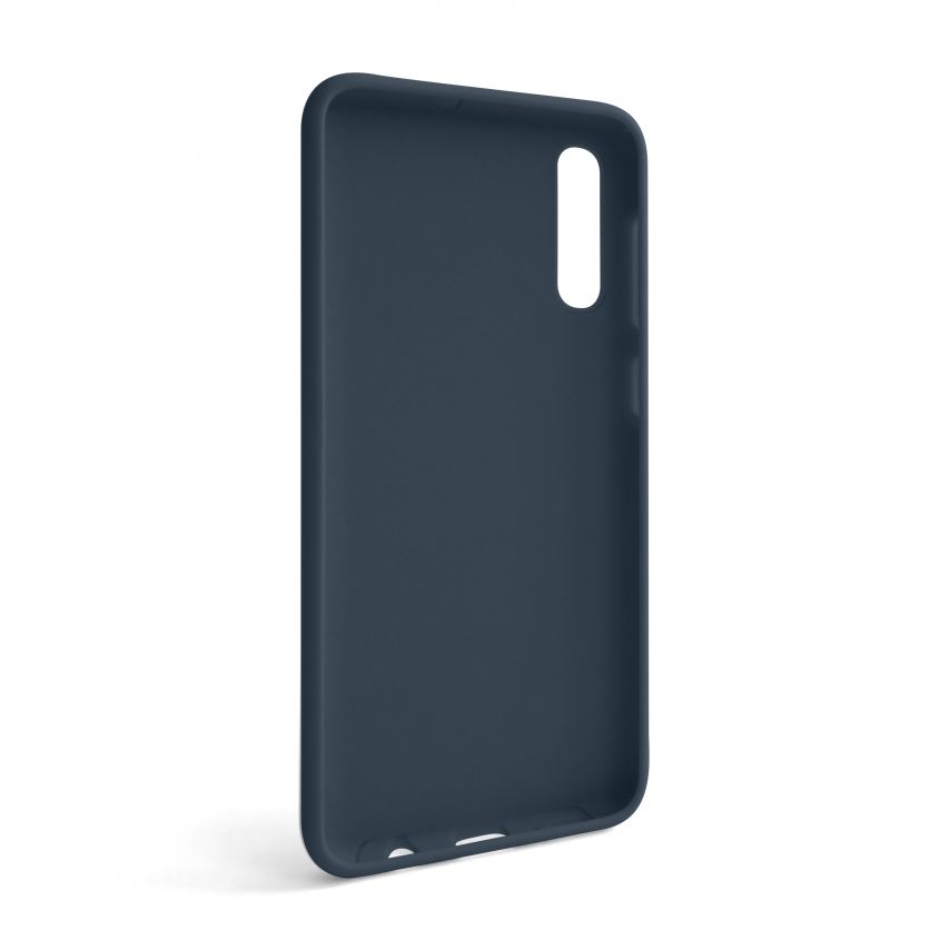 Чехол Full Silicone Case для Samsung Galaxy A50/A505 (2019) dark blue (08) (без логотипа)