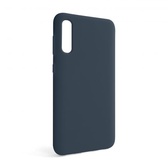 Чехол Full Silicone Case для Samsung Galaxy A50/A505 (2019) dark blue (08) (без логотипа) - купить за 315.70 грн в Киеве, Украине