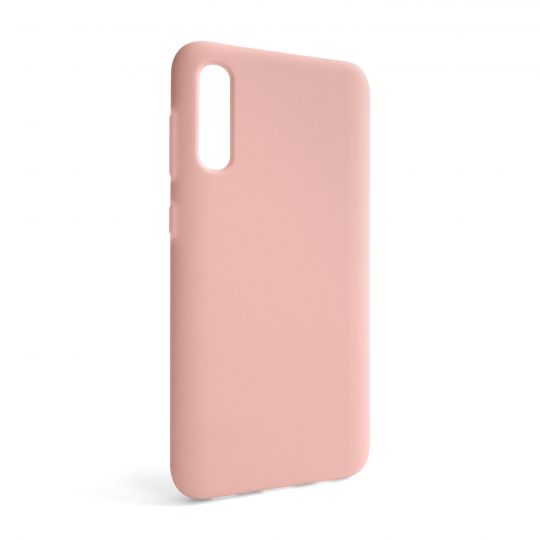 Чехол Full Silicone Case для Samsung Galaxy A50/A505 (2019) light pink (12) (без логотипа)