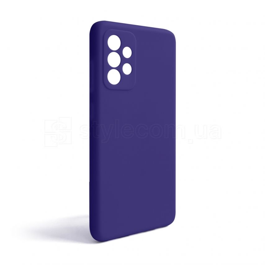 Чехол Full Silicone Case для Samsung Galaxy A52 4G/A525 (2021) violet (36) (без логотипа)