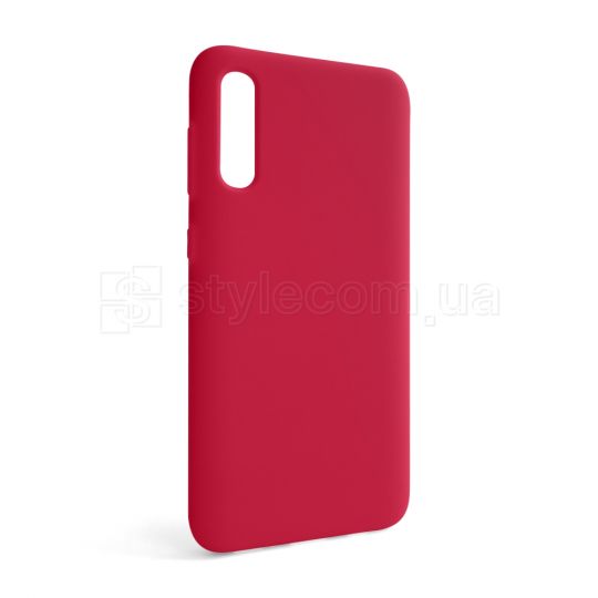 Чехол Full Silicone Case для Samsung Galaxy A50/A505 (2019) rose red (42) (без логотипа)