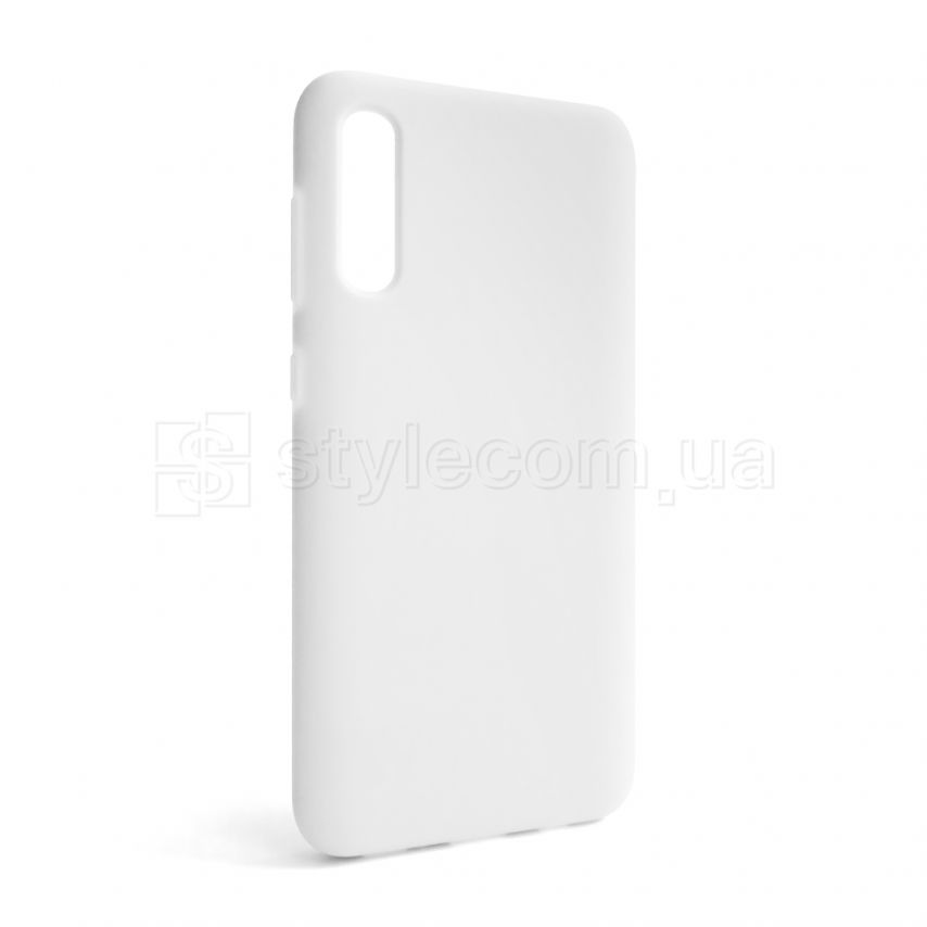 Чохол Full Silicone Case для Samsung Galaxy A50/A505 (2019) white (09) (без логотипу)