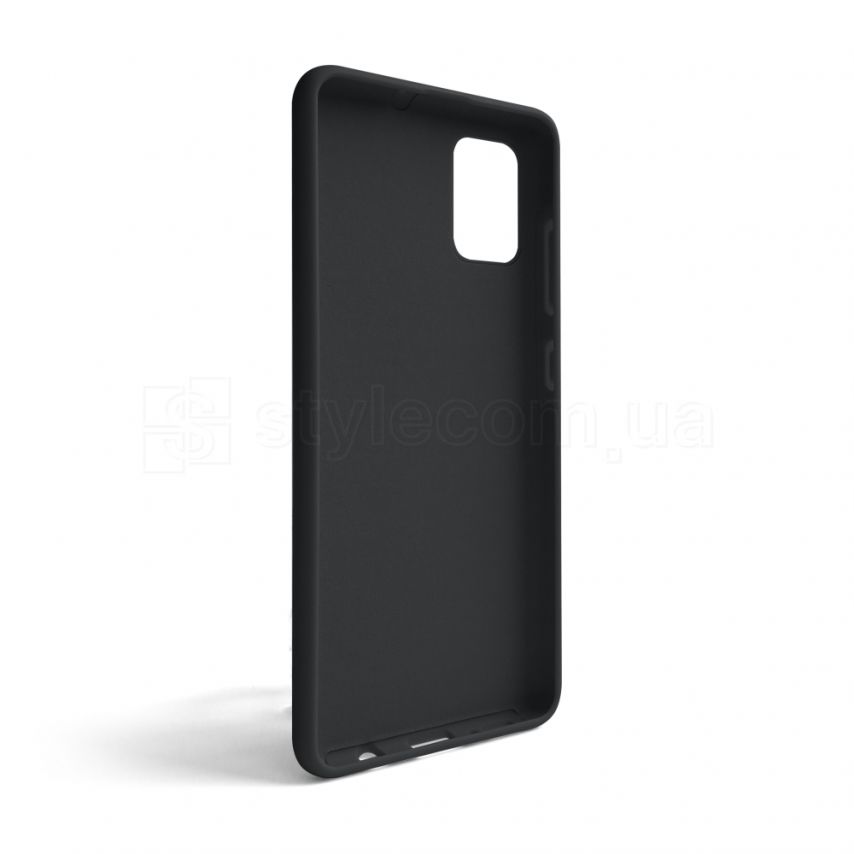 Чехол Full Silicone Case для Samsung Galaxy A51/A515 (2019) black (18) (без логотипа)