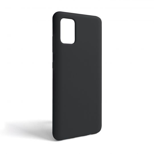 Чехол Full Silicone Case для Samsung Galaxy A51/A515 (2019) black (18) (без логотипа) - купить за 310.80 грн в Киеве, Украине