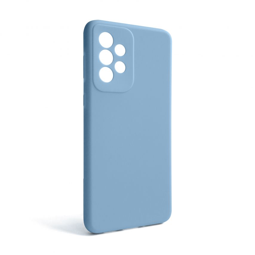 Чехол Full Silicone Case для Samsung Galaxy A53 5G/A536 (2022) light blue (05) (без логотипа)