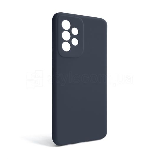 Чехол Full Silicone Case для Samsung Galaxy A53 5G/A536 (2022) dark blue (08) (без логотипа)