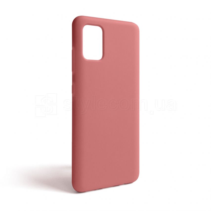 Чохол Full Silicone Case для Samsung Galaxy A51/A515 (2019) light pink (12) (без логотипу)