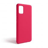 Чехол Full Silicone Case для Samsung Galaxy A51/A515 (2019) rose red (42) (без логотипа)