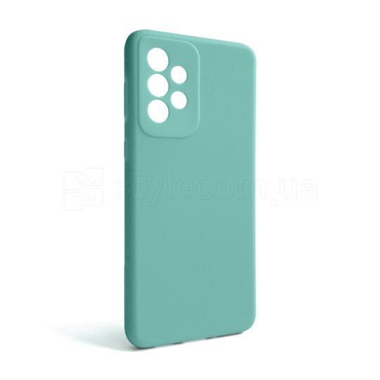 Чехол Full Silicone Case для Samsung Galaxy A53 5G/A536 (2022) turquoise (17) (без логотипа)