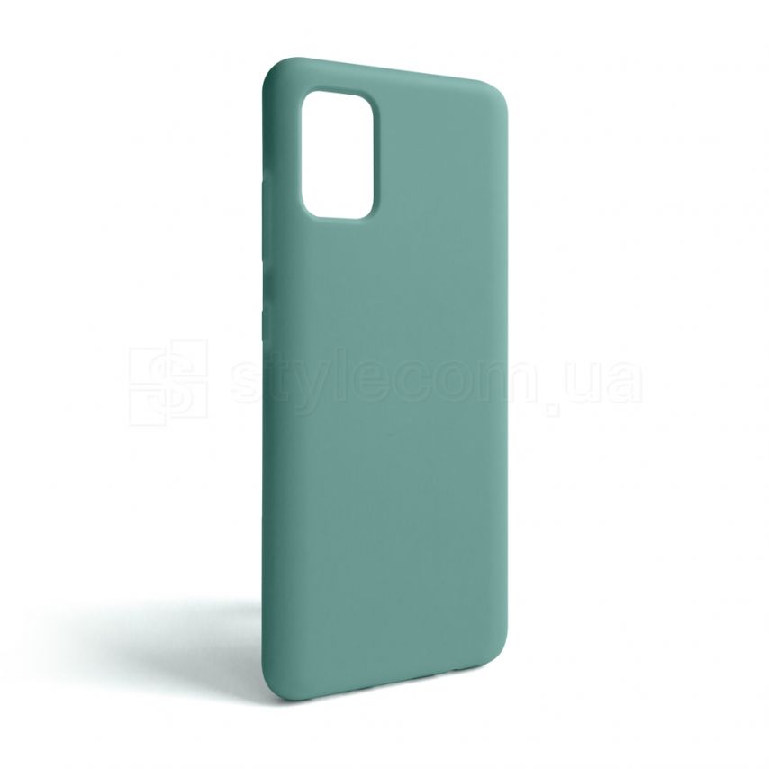 Чехол Full Silicone Case для Samsung Galaxy A51/A515 (2019) turquoise (17) (без логотипа)