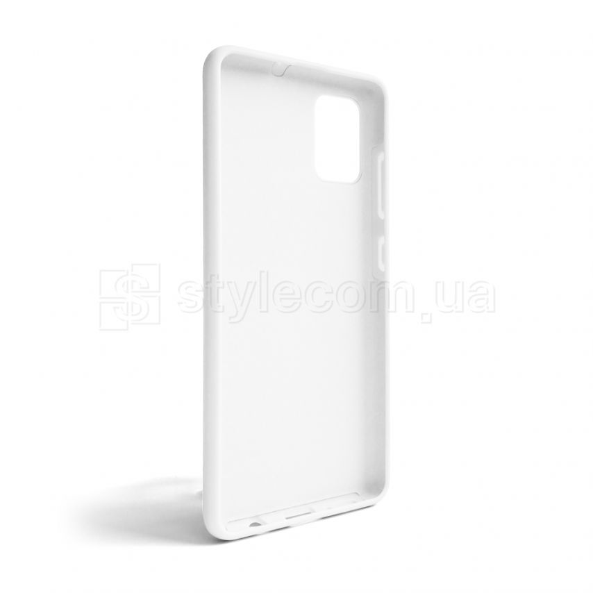 Чехол Full Silicone Case для Samsung Galaxy A51/A515 (2019) white (09) (без логотипа)