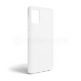 Чехол Full Silicone Case для Samsung Galaxy A51/A515 (2019) white (09) (без логотипа)