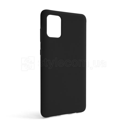 Чехол Full Silicone Case для Samsung Galaxy A71/A715 (2020) black (18) (без логотипа)
