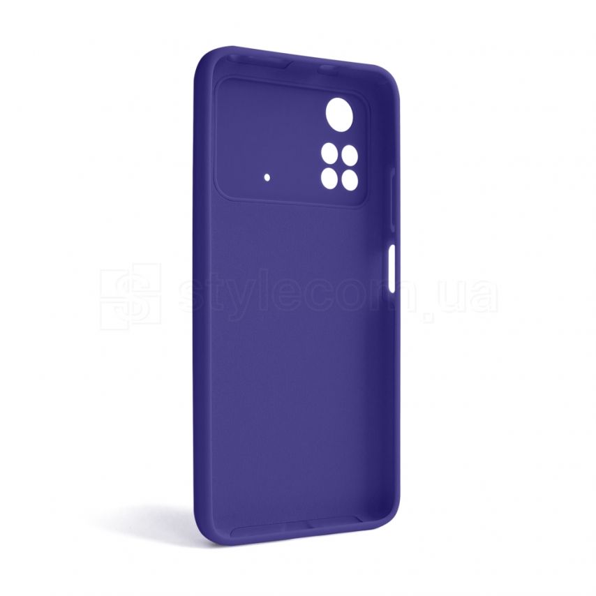 Чохол Full Silicone Case для Xiaomi Poco M4 Pro 5G violet (36) (без логотипу)