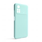 Чехол Full Silicone Case для Xiaomi Poco M4 Pro 5G turquoise (17) (без логотипа)