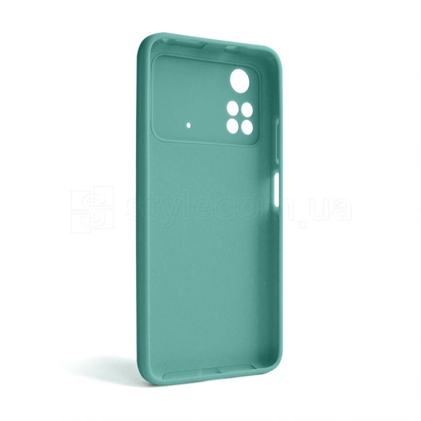 Чехол Full Silicone Case для Xiaomi Poco M4 Pro 5G turquoise (17) (без логотипа)