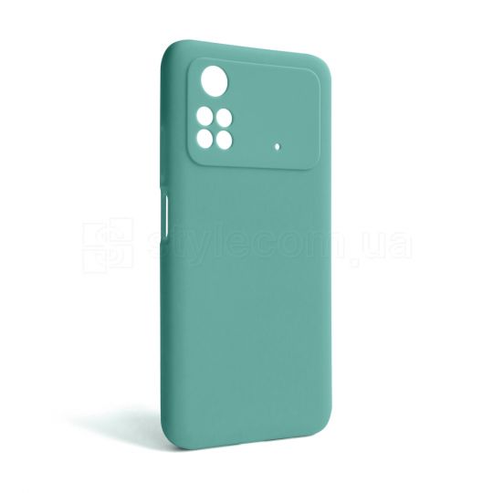 Чохол Full Silicone Case для Xiaomi Poco M4 Pro 5G turquoise (17) (без логотипу)