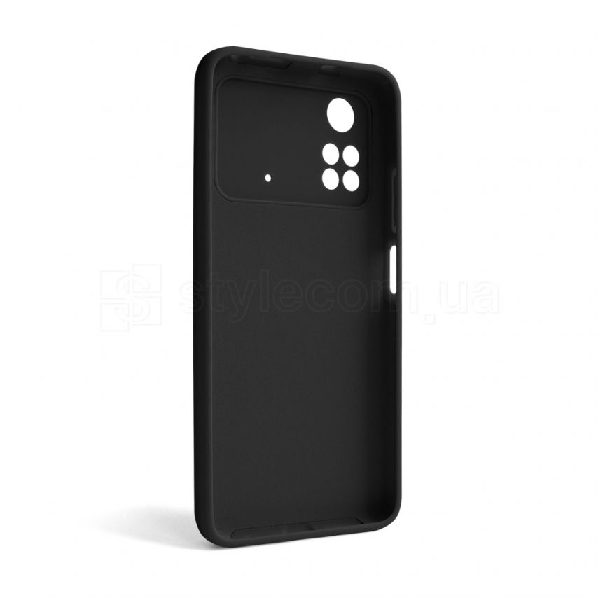 Чохол Full Silicone Case для Xiaomi Poco M4 Pro 5G black (18) (без логотипу)