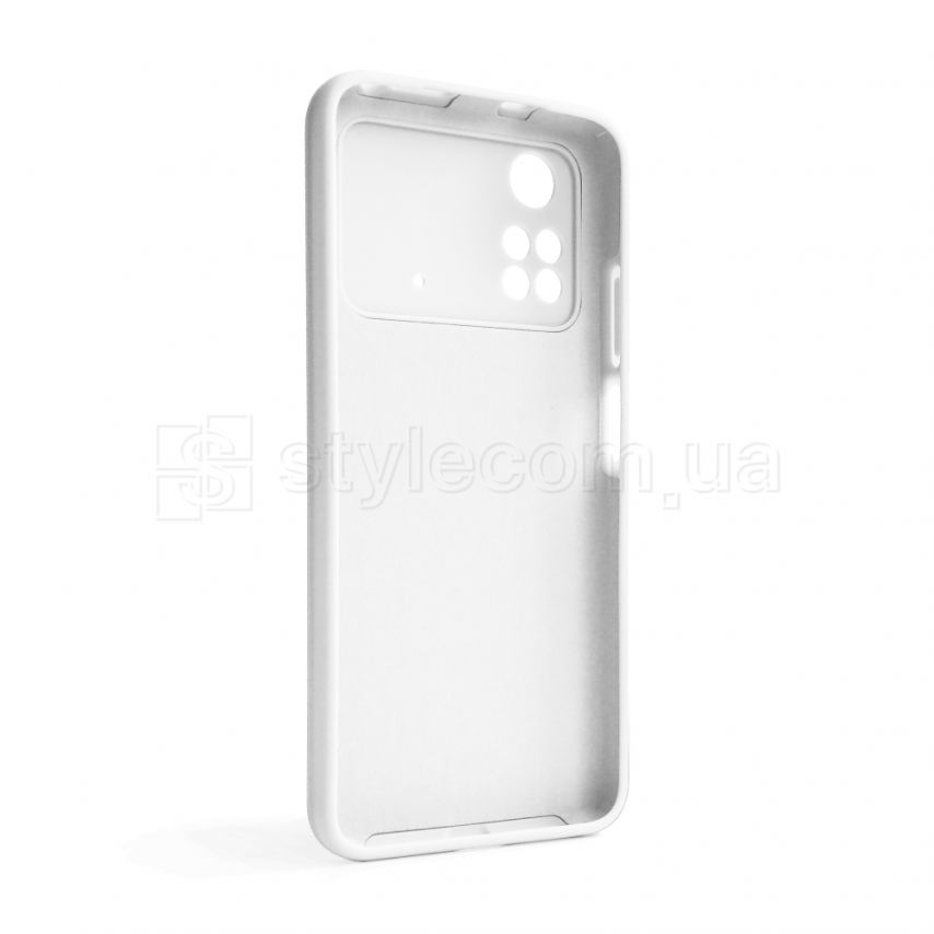 Чохол Full Silicone Case для Xiaomi Poco M4 Pro 4G white (09) (без логотипу)