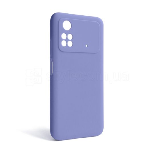 Чехол Full Silicone Case для Xiaomi Poco M4 Pro 5G elegant purple (26) (без логотипа)