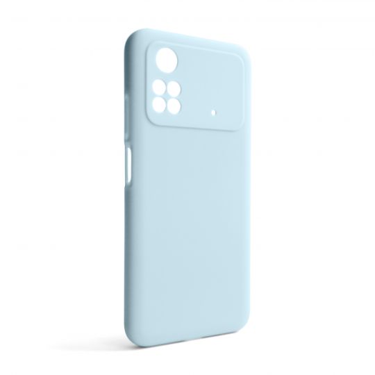 Чехол Full Silicone Case для Xiaomi Poco M4 Pro 5G light blue (05) (без логотипа) - купить за 310.10 грн в Киеве, Украине
