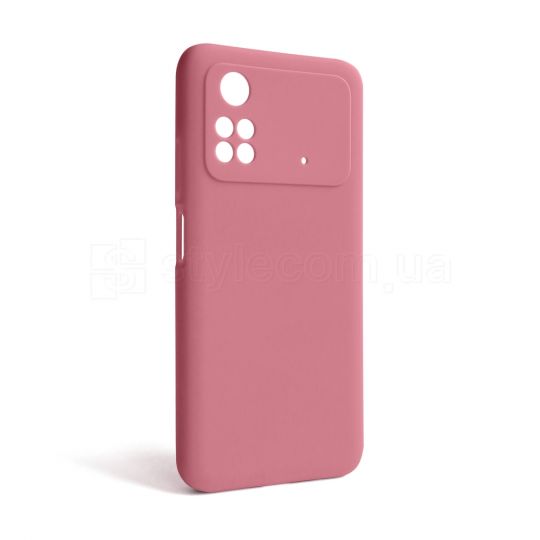 Чохол Full Silicone Case для Xiaomi Poco M4 Pro 5G light pink (12) (без логотипу)