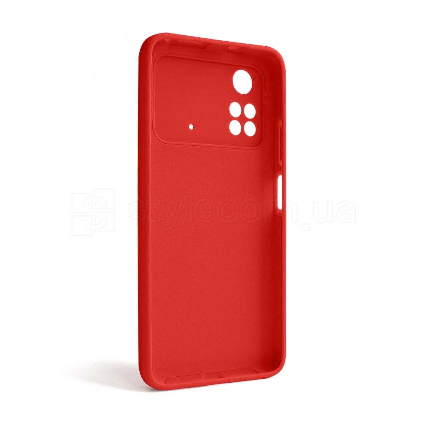 Чехол Full Silicone Case для Xiaomi Poco M4 Pro 5G red (14) (без логотипа)
