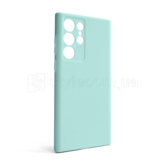 Чехол Full Silicone Case для Samsung Galaxy S22 Ultra/S908 (2022) turquoise (17) (без логотипа)