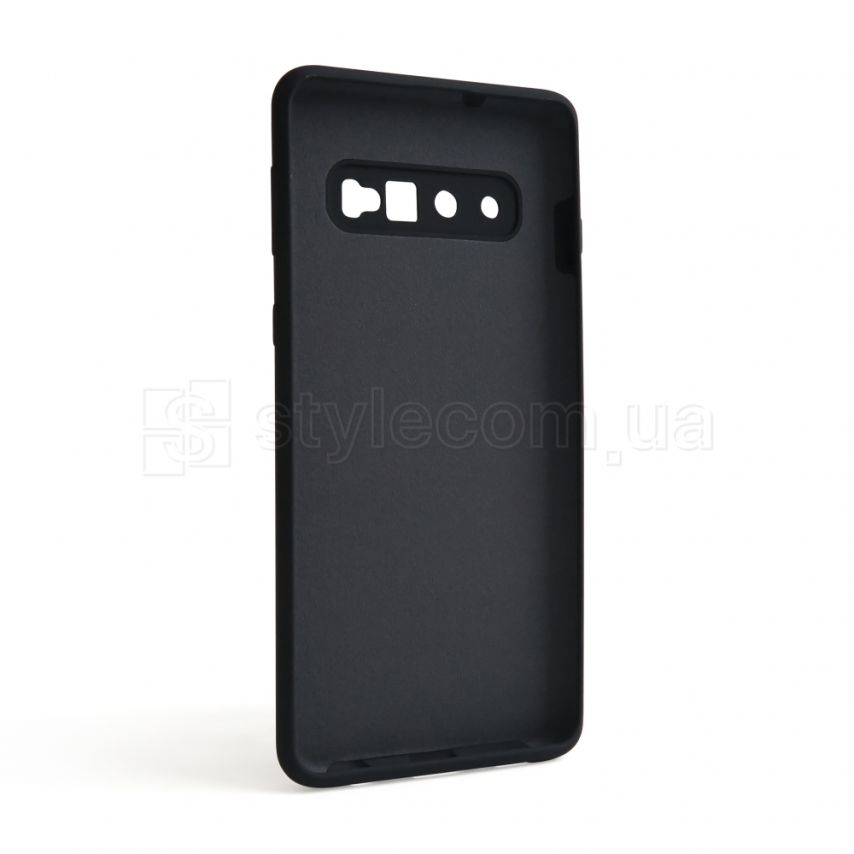 Чохол Full Silicone Case для Samsung Galaxy S10/G973 (2019) black (18) (без логотипу)