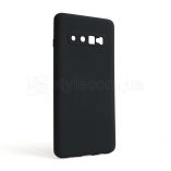 Чехол Full Silicone Case для Samsung Galaxy S10/G973 (2019) black (18) (без логотипа) - купить за 279.30 грн в Киеве, Украине