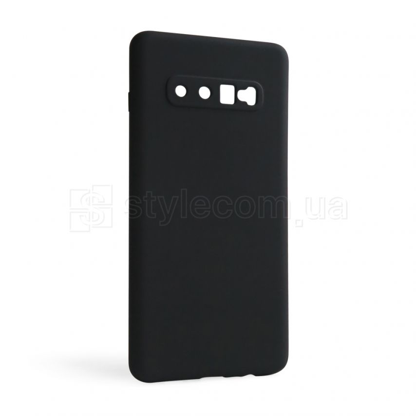 Чохол Full Silicone Case для Samsung Galaxy S10 Plus/G975 (2019) black (18) (без логотипу)