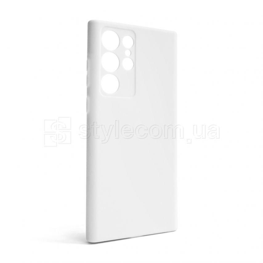 Чехол Full Silicone Case для Samsung Galaxy S22 Ultra/S908 (2022) white (09) (без логотипа)
