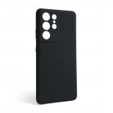 Чохол Full Silicone Case для Samsung Galaxy S21 Ultra/G998 (2021) black (18) (без логотипу)
