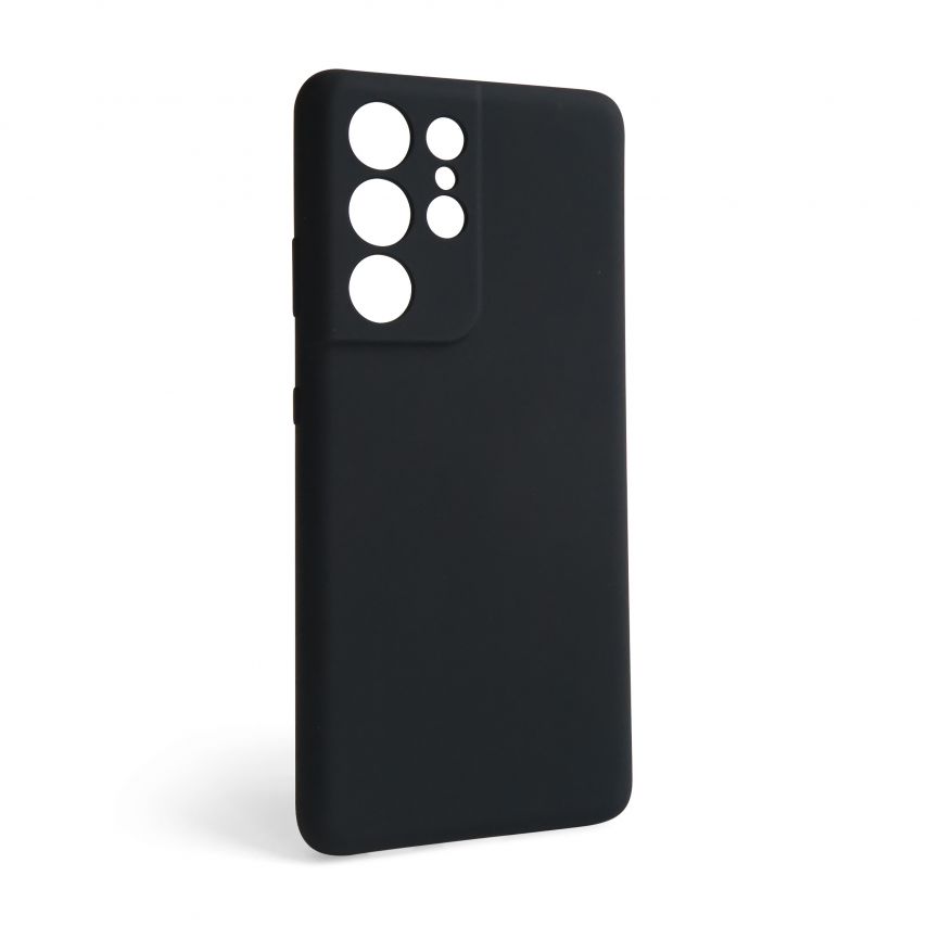 Чохол Full Silicone Case для Samsung Galaxy S21 Ultra/G998 (2021) black (18) (без логотипу)