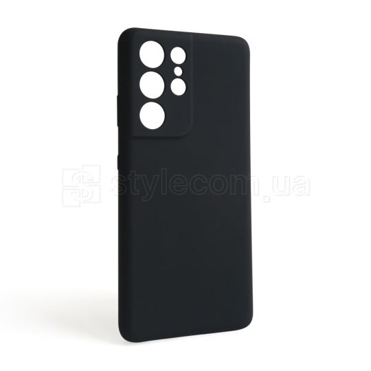 Чехол Full Silicone Case для Samsung Galaxy S21 Ultra/G998 (2021) black (18) (без логотипа)