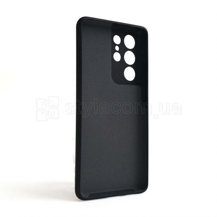 Чохол Full Silicone Case для Samsung Galaxy S21 Ultra/G998 (2021) black (18) (без логотипу)