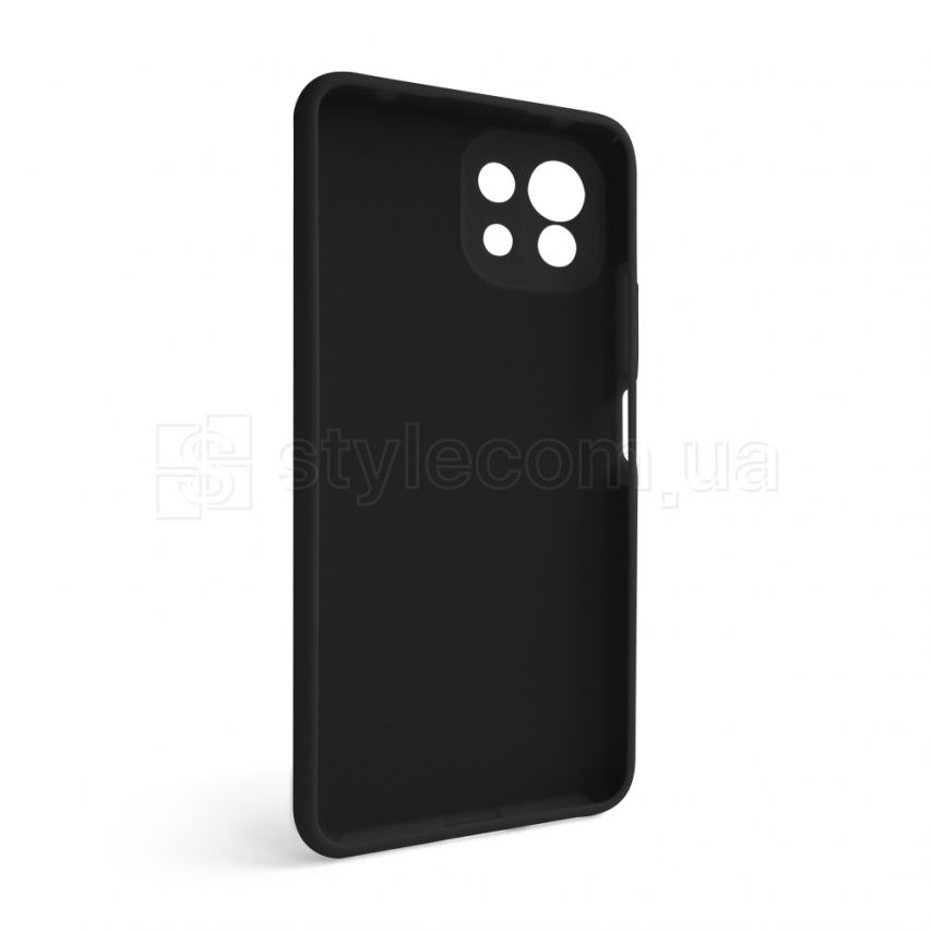 Чехол Full Silicone Case для Xiaomi Mi 11 Lite 4G black (18) (без логотипа)