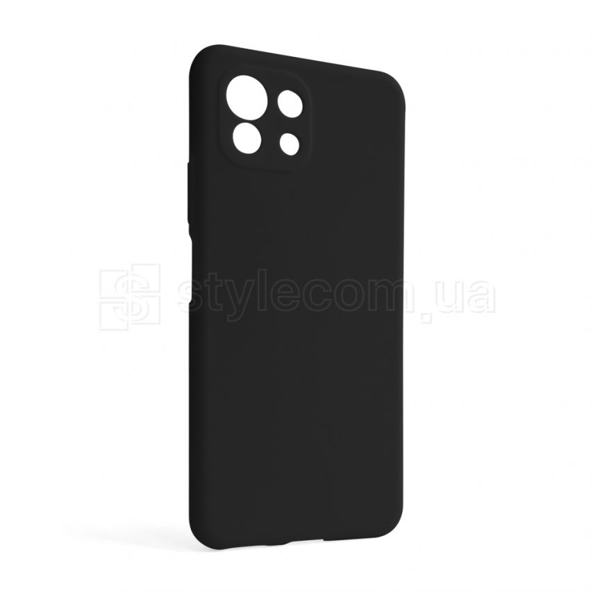 Чехол Full Silicone Case для Xiaomi Mi 11 Lite 4G black (18) (без логотипа)