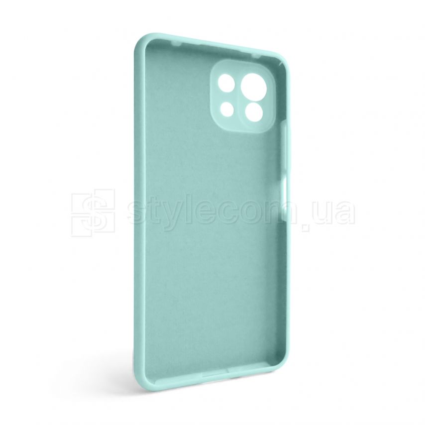 Чохол Full Silicone Case для Xiaomi Mi 11 Lite 4G turquoise (17) (без логотипу)