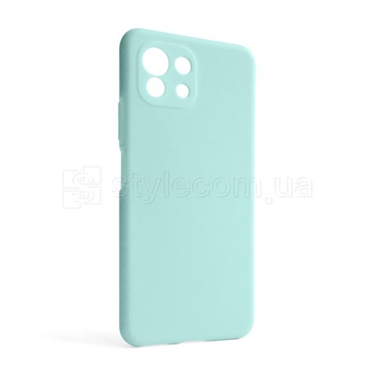 Чехол Full Silicone Case для Xiaomi Mi 11 Lite 4G turquoise (17) (без логотипа)