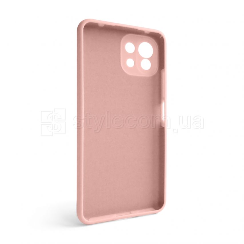 Чохол Full Silicone Case для Xiaomi Mi 11 Lite 4G light pink (12) (без логотипу)