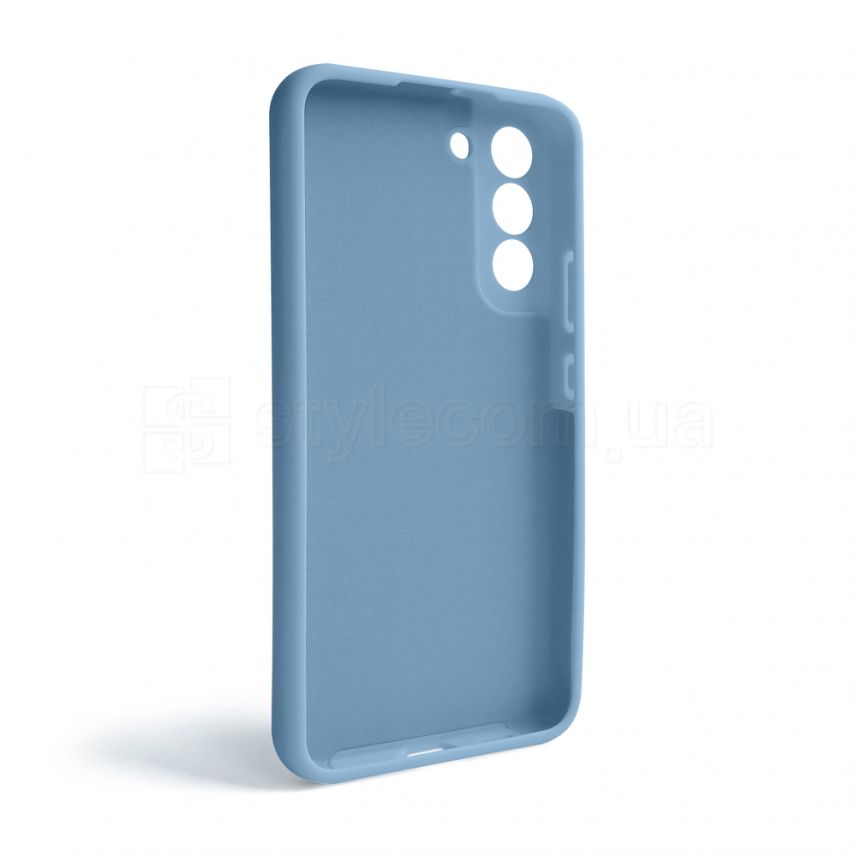 Чехол Full Silicone Case для Samsung Galaxy S22/S901 (2022) light blue (05) (без логотипа)